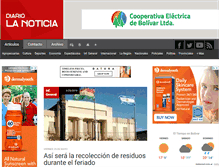 Tablet Screenshot of diariolanoticia.com.ar