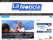 Tablet Screenshot of diariolanoticia.com.mx